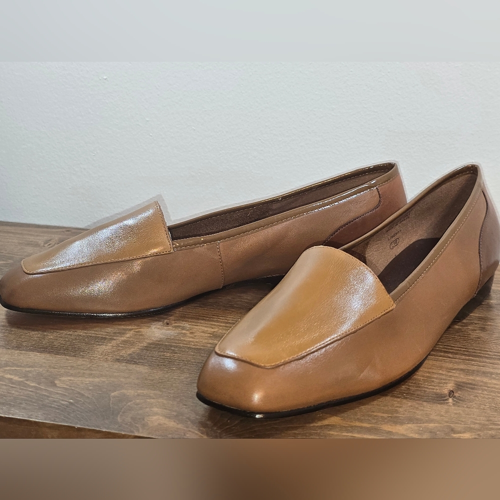 Enzo Angiolini NWOT Made In Brazil Leather Loafers Women's Size 10M